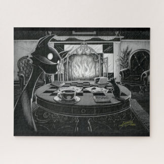 Boo Kitty Juega Cartas Rompecabezas