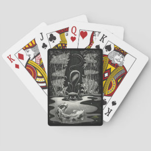 Boo Kitty Pescando Cartas