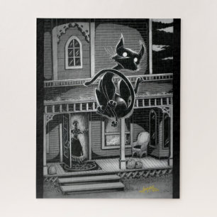 Boo Kitty Vola Rompecabezas