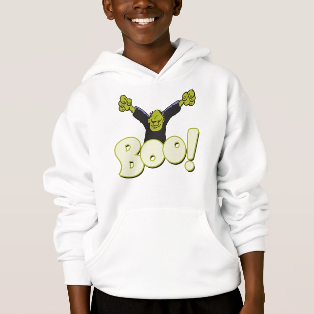 BOO Lettering Frankenstein Monster Halloween (Anverso)