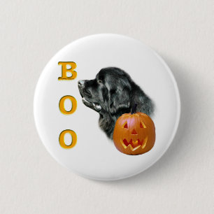 Boo negro de Terranova - botón