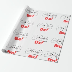 ¡Boo! Papel de regalo Diversión y fantasía para
