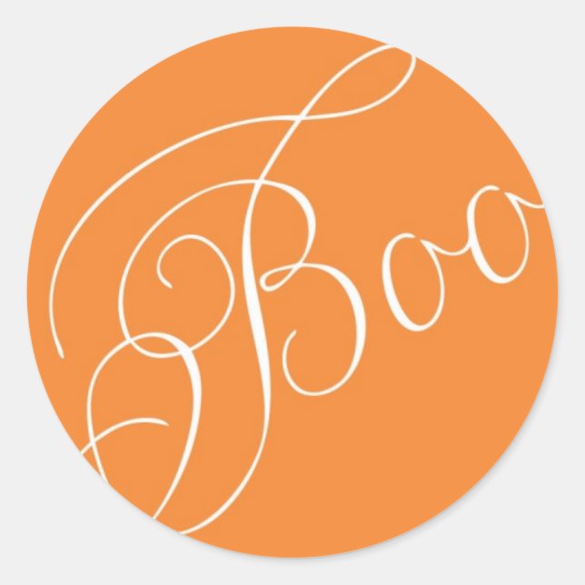 ¡Boo! Pegatina (Anverso)