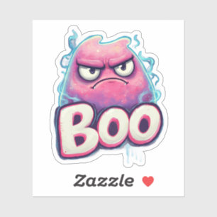 Boo Pegatina Decal de fantasma gruñón Funny Sp