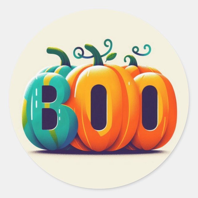 Boo Pegatinas (Anverso)