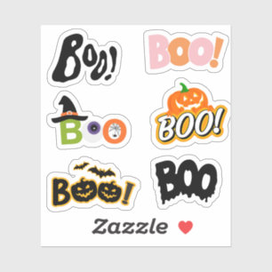 ¡BOO! Pegatinas de Halloween
