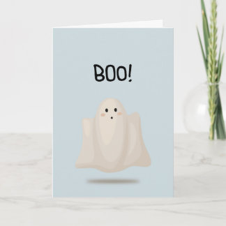 ¡Boo! Tarjeta de felicitación Ghost