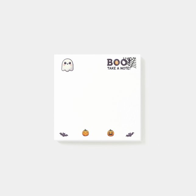 ¡Boo! Toma nota - Halloween Post-it Notes (Anverso)