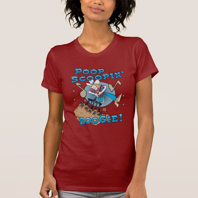 ¡Boogie de Scoopin del impulso! Camiseta menuda de (Anverso)