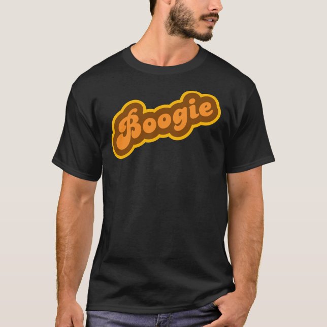 Boogie - Retro 70 - Logo de la camiseta esencial (Anverso)