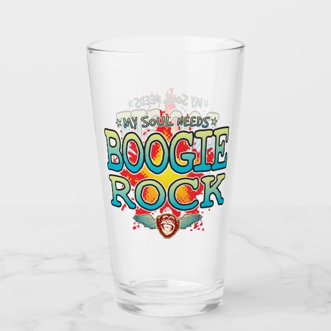 Boogie Rock Soul Glass Tumbler (Anverso)