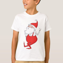 Boogie Woogie Dancing Santa Claus Camiseta navideñ