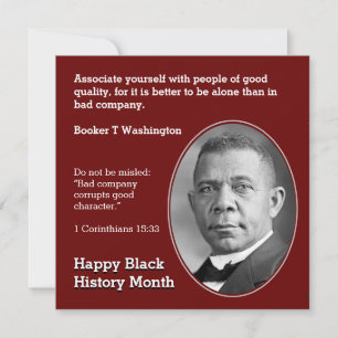 BOOKER T WASHINGTON Cita Escritura Motivación