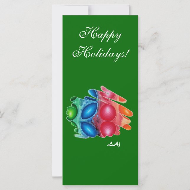Bookmark Quadric Happy Holidays (Anverso)