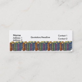 Bookmarkers flacos de la tarjeta de visita de la