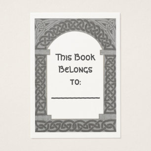 Bookplate céltico de la arcada