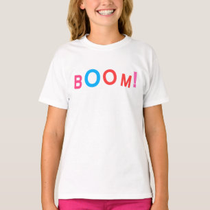 ¡BOOM! Camiseta de tipografía de cómic