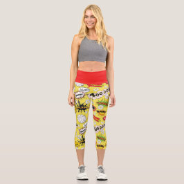 Boom, Crash y Splash Capri Leggings