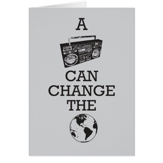 Boombox puede cambiar el mundo (Frente)