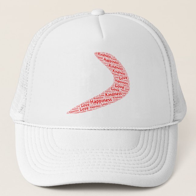 Boomerang Felicidad, amabilidad, gorra de amor (Anverso)