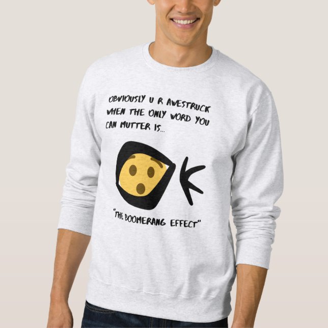 Boomeranged de sudaderas básicas masculinas (Anverso)