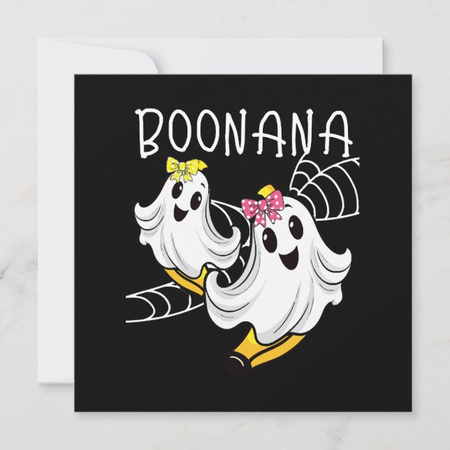 Boonana Fantasma Lindo Banana Halloween (Anverso)