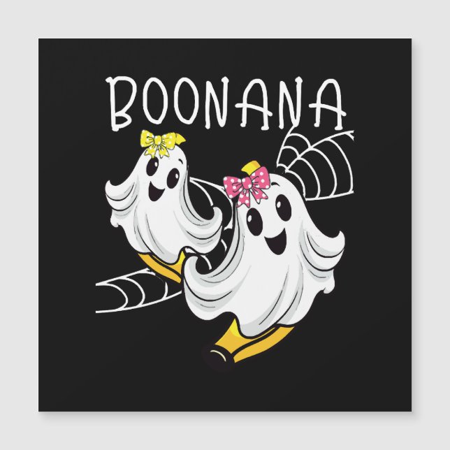Boonana Fantasma Lindo Plátano Halloween (Anverso)