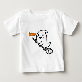 Booo espeluznante Camiseta de bebé fantasma de Hal