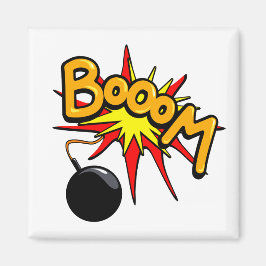 ¡Booom! Imán cuadrado