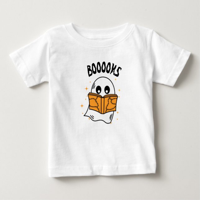 Booooks Shirt | Camiseta fantasma para bebés (Anverso)