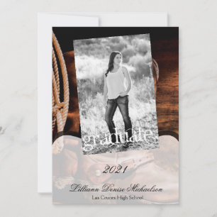 Boots Boots Barn Wood Rus para Invitación Senior l