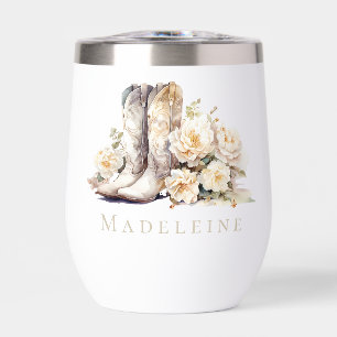 Boots & Bubbly Elegent Floral Bridal Bridesmaid