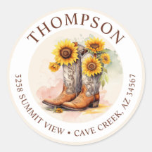 Boots De Novias Con Flores De Sol Etiqueta De Dire