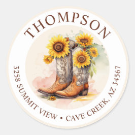 Boots De Novias Con Flores De Sol Etiqueta De Dire