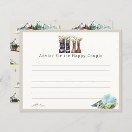Boots de Senderismo Parejas Tarjetas de Consejos d