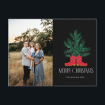 Boots de Vaquero Rojo y Feliz Navidad<br><div class="desc">Boots de Vaquero Rojo y Feliz Navidad</div>