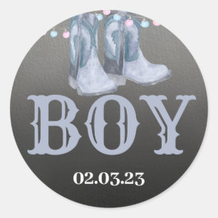 Boots o arcos redondos pegatina para Revelación de