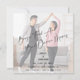 Booze Food Bad Dance Mueve Foto Guardar la fecha