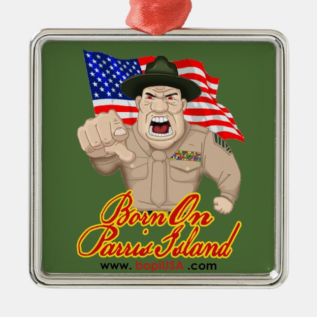 BOPI "OOH-RAH!" Ornamento (Frente)