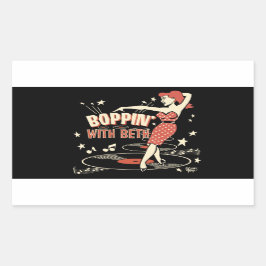 Boppin' Con Beth pegatina