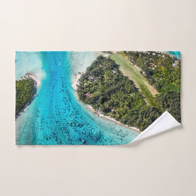 Bora Bora - Camino Al Océano (Toalla de mano)