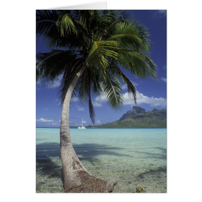 Bora Bora, Polinesia Francesa Mt. Otemanu visto (Frente)