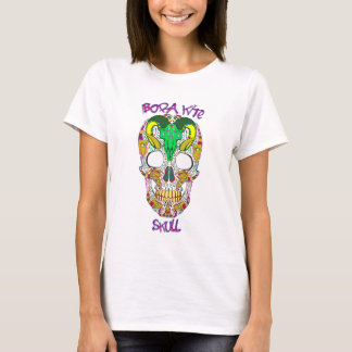 Bora kite Skull camiseta blanca