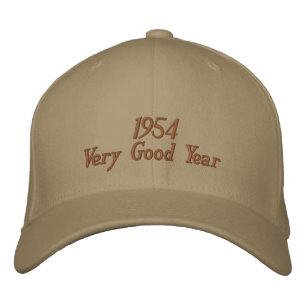 Bordada 1954 Muy Buen Año Embroidado Gorra