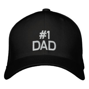 Bordada #1 Gorra de béisbol DAD para el Día del Padre