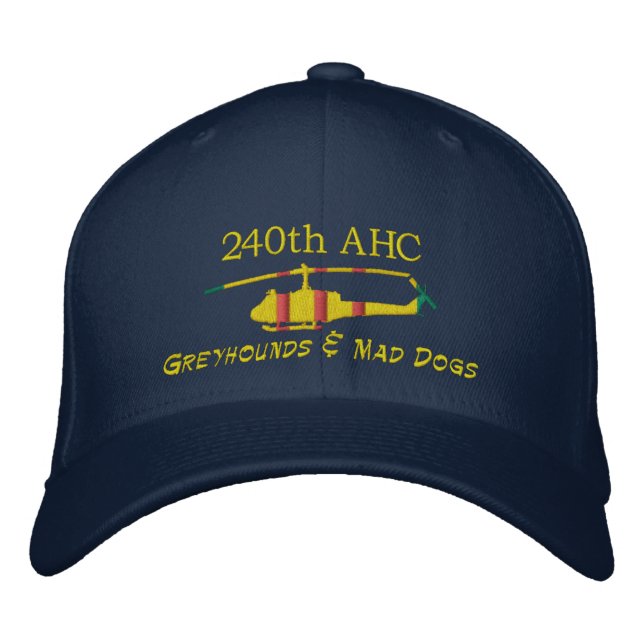 Bordada 240.º AHC Vietnam Gorra bordado UH1 (Anverso)