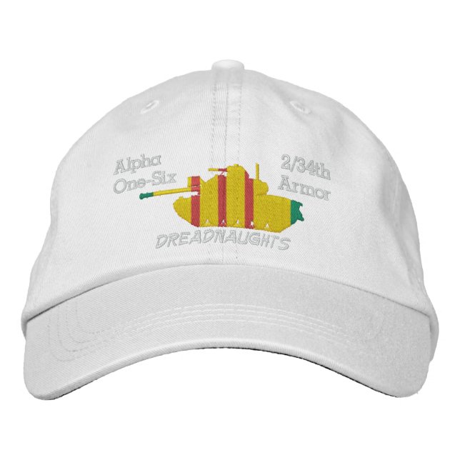 Bordada 2/34ª armor VSM M48 Gorra bordado (Anverso)