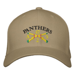 Bordada 2/47 Inf. Gorra de cuatro lados cruzado de Rifles