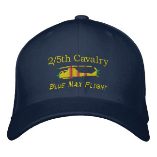 Bordada 2/5 Cavalry Blue Max AH-1G Cobra Embroidered Gorra