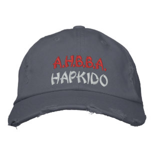 Bordada 404 AHBBA Hapkido Blue Gorra